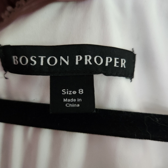 Nwt Boston Proper Elegant White Lace Dress - Picture 7 of 11